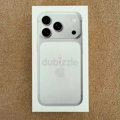 New IPhone 17 Pro Max 256G SILVER TDRA 4800AED