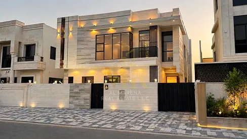 For Sale: Villa including registration and ownership fees, and air conditioning, close to all services, near Sheikh Mohammed Bin Zayed Road, on a main