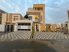 VIP villa for sale in Al Helio 2, freehold, 5 master bedrooms, pool, modern design. AED 2,500,000 in