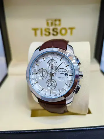 Tissot Swiss Copy Watch with Leather Strap