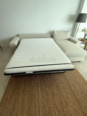 Ikea vimle L shape sofa bed with mattress