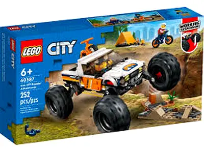 LEGO City 4x4 Monster Truck (252 pcs) - Set 60387, New/Boxed