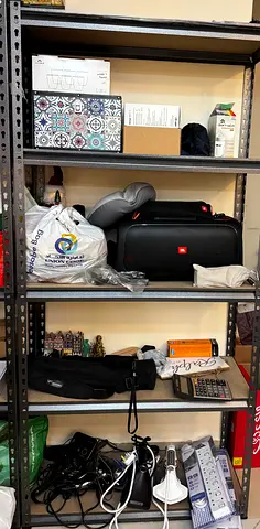 Storage shelving unit quantity of 3 - without items included