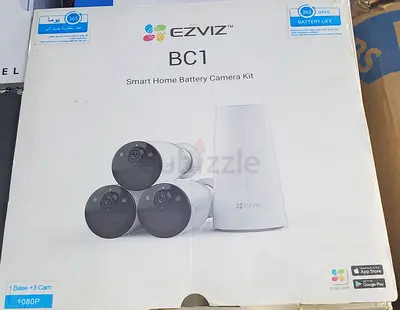 Ezviz Bc1 Battery Cameras 1080P Outdoor Wifi Camera, 365 Days Battery Life, Wireless, Color Night Vi