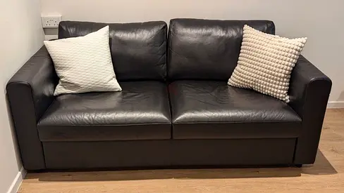 Ikea Vimle two Seater leather sofa bed