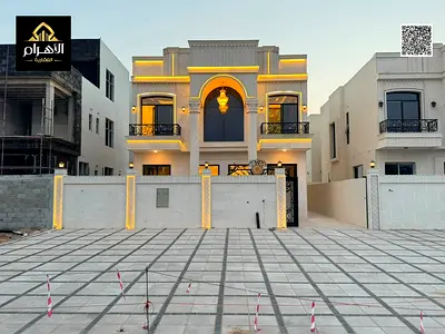 Luxury classic villa for sale in Al Zahiyah area, Ajman - prime location near Sheikh Mohammed Bin Zayed Road - price includes all registration and own