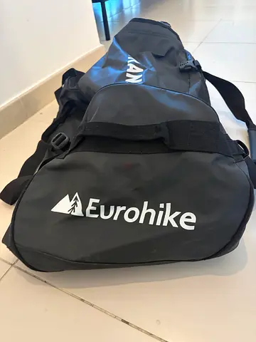 Eurohike large waterproof hiking/gear duffel bag - used