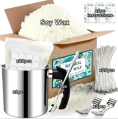 Candle making supplies- moulds mainly