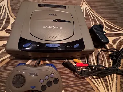 Sega saturn with 275 games 128gb sd - 220volt