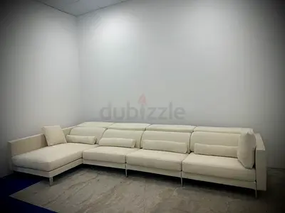 Like new condition Italy brand lshape sofa