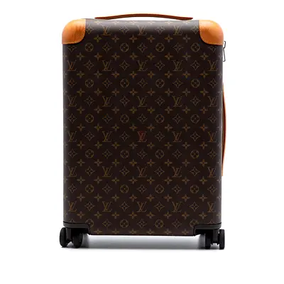 Louis Vuitton Horizon 50 suitcase made from signature brown