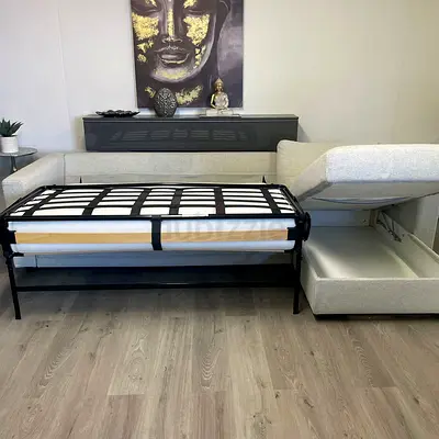 Ikea vimle L shape sofa bed with mattress