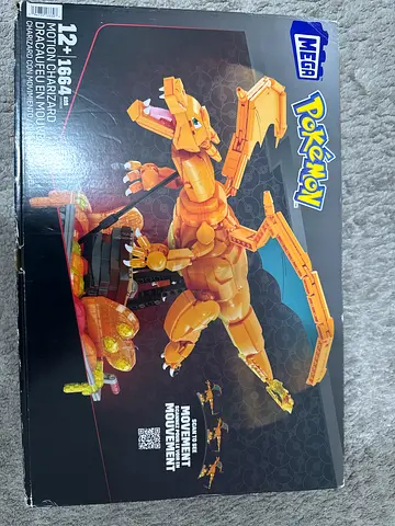Mega Construx Pokémon Motion Charizard (1864) - New/Sealed Box