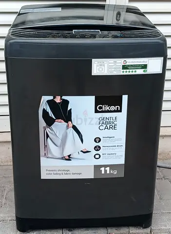 This Clikon 11kg topload washing machine, it is in working properly condition.