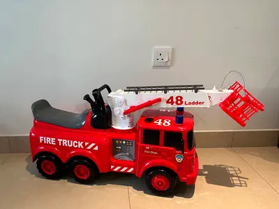 Playgo Junior Fire Fighter Ride - On