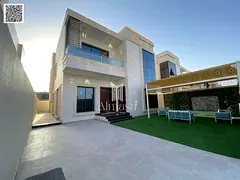 A unique opportunity to rent a luxury villa in the Al Zahia area of Ajman, featuring a quiet r