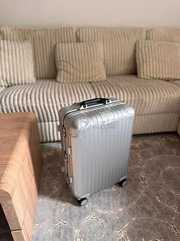 RIMOWA cabin suitcase in titanium