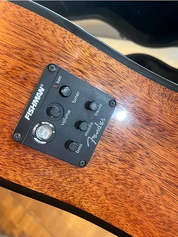 Fender acoustic electric guitar