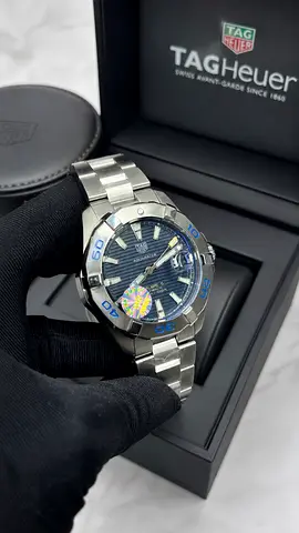 TAG Heuer Aquaracer Calibre 5 Automatic Mens Stainless Steel Watch – Blue Dial – Full Set