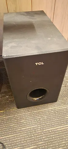 TCL sound bar and subwoofer