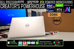 ● DELL PRECISION 5570 AI POWERHOUSE - CREATORS AND RICH MEDIA - XPS ZBOOK P1 P16 M4 X1 LEGION MSI