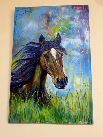 Painting (canvas size 60x90cm)