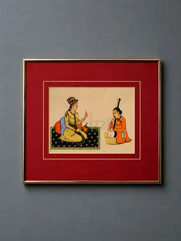 Framed Vintage Indian Miniature Paintings
