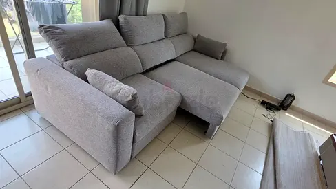 Ikea Eskilstuna L shape sofa bed with storage