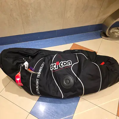 SCicon Ultralight Travel Bike Bag - Padded Wheelcase. Preloved. In Perfect Condition. AED. 990 Only!