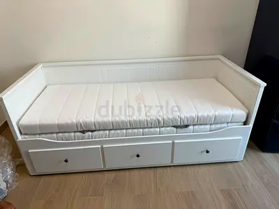 IKEA hemnes daybed frame with two IKEA mattress  Available in excellent condition  Size 80_200cm