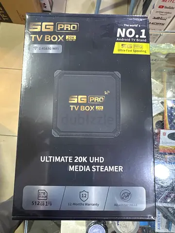 5G Pro TV Box - Ultimate 20K UHD Media Streamer (sealed box)