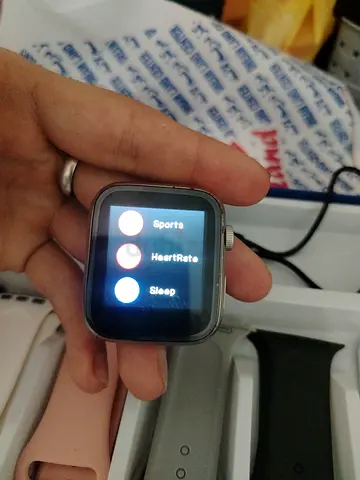 New Square Smartwatch with Heart Rate, Sleep and Sports Modes - Excellent Condition