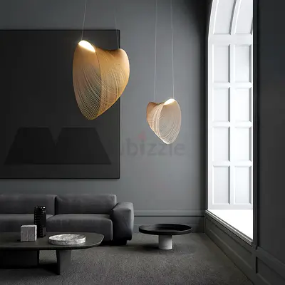 Wooden Ring Lamp