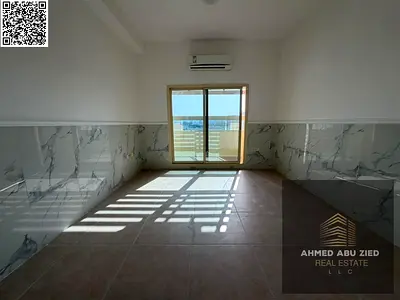 1 BR + Hal in Al Rawda 2 - Excellent Space - Balcony Open View - Wardrobes - Modern Design - Laundry Room - 1 Bath - Split AC - Close to all services