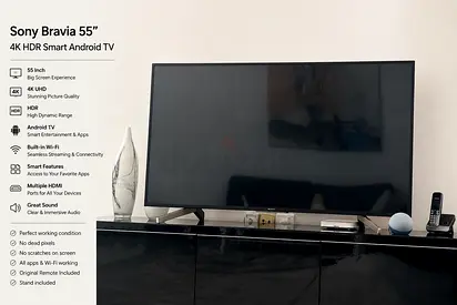 Sony Bravia TV 55 Model KD-55X7500F