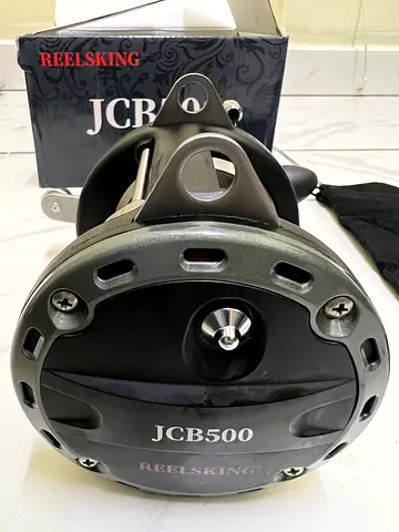 Fishing BaitCasting REELSKING JCB500 DRUM REEL TROLLING Gear Ratio 5:2:1