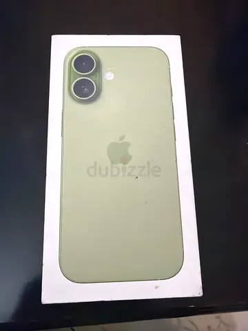 Apple iPhone (green) — box included, unused condition. Brand new with cover