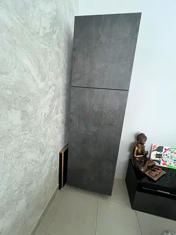✨ Sleek  Modern IKEA BESTÅ Tall Storage Cabinet (Kallviken Concrete Effect) ✨