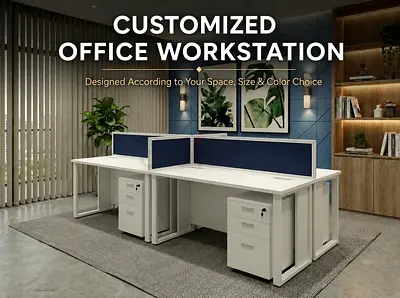 Customized Office Workstation – Premium Office Desks Designed for your Space