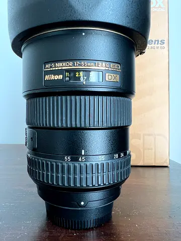 Nikon D200 DSLR with 17-55mm/f2.8 lens and 3 more