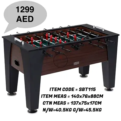 Brand New Professional Foosball Table - SBT115, 140x76x88cm