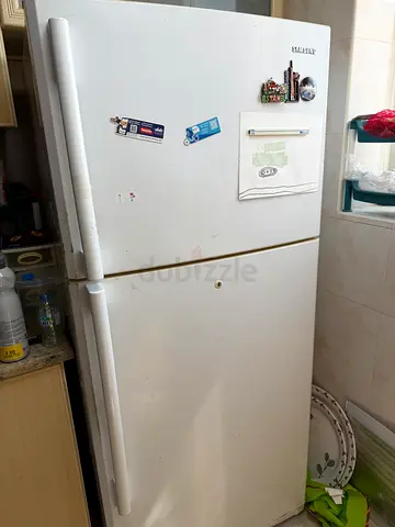 White Double-Door Refrigerator / Freezer - Good Working Condition