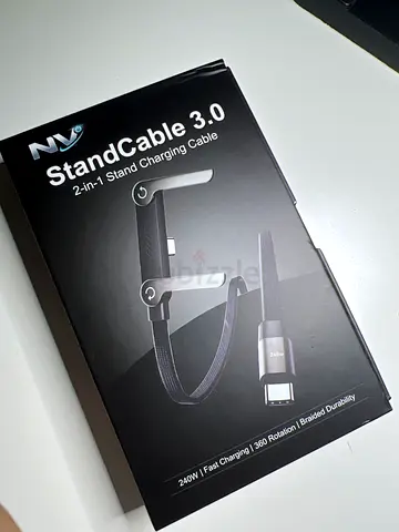 Ny 2-in-1 StandCable 3.0 Charging Cable with Stand (Brand New in Box)