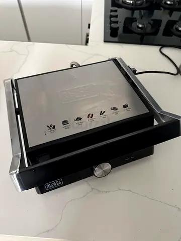 Electric Contact Grill / Panini Press - George Foreman style, stainless top