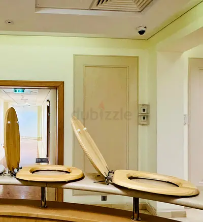 Wooden Toilet Seat with Lid - Natural Finish