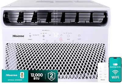 Hisense 12,000 BTU Window Air Conditioner with WiFi and Remote brand new still in box