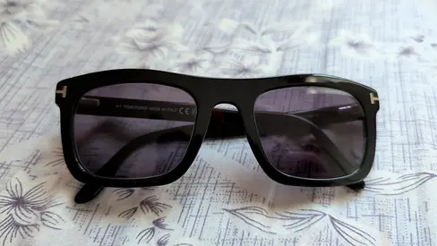 Tom ford Black square frame sunglasses — rarely used