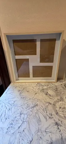 White Multi-Photo Frame (4 openings) - Good Condition