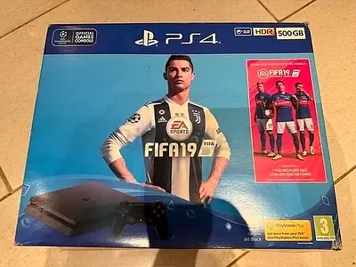 Sony PS4 Slim Gaming Console 4tb games+ 500gb+Dual Shock 4 Controller + 1 game