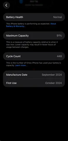 Apple iPhone 16 Pro Max – 256GB | Black Titanium | GCC Specs | TDRA Version still Under Warranty